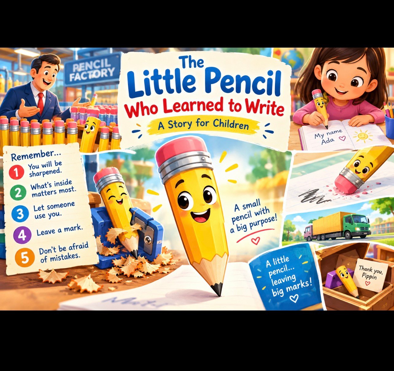 The Little Pencil Who Learned to Write: Are You a Pencil for Christ? (Children Version)